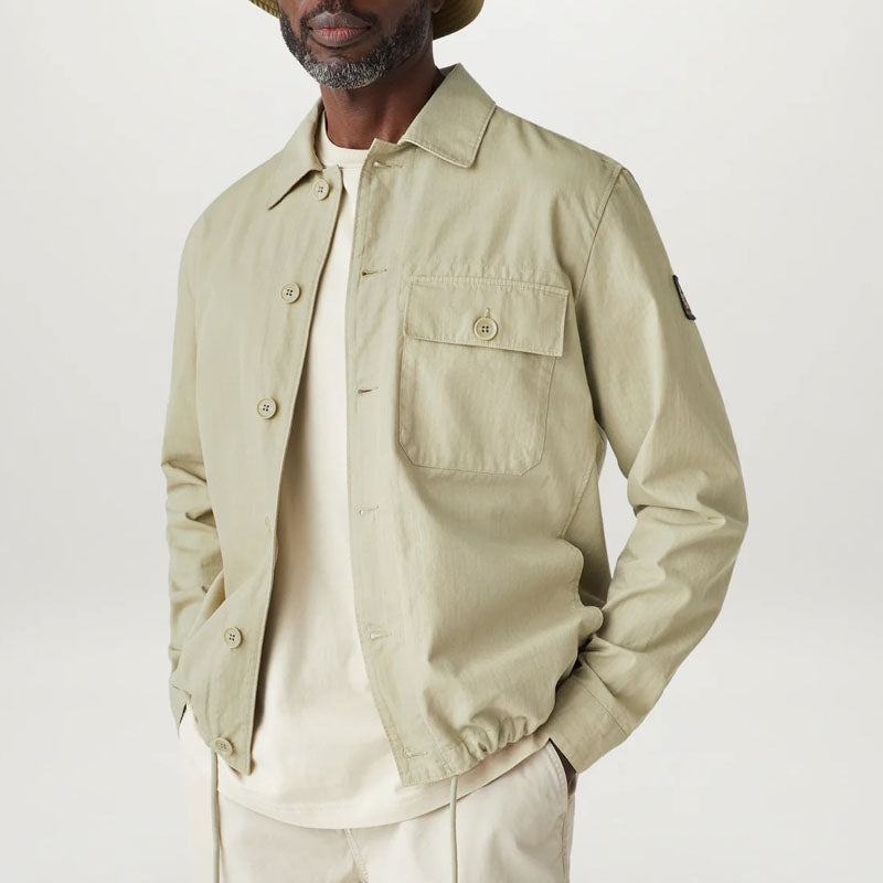 BELSTAFF Gulley Overshirt in Echo Green