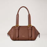 MULBERRY Small Boston Heavy Grain Handbag in Bright Oak