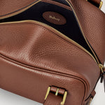 MULBERRY Small Boston Heavy Grain Handbag in Bright Oak