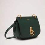MULBERRY Small Amberley Satchel SCG in Mulberry/Green