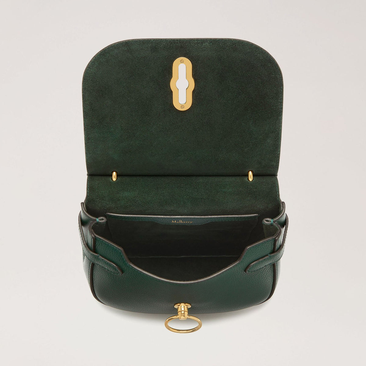 MULBERRY Small Amberley Satchel SCG in Mulberry/Green