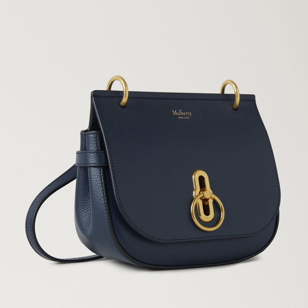 MULBERRY Small Amberley Satchel Small Classic Grain in Night Sky