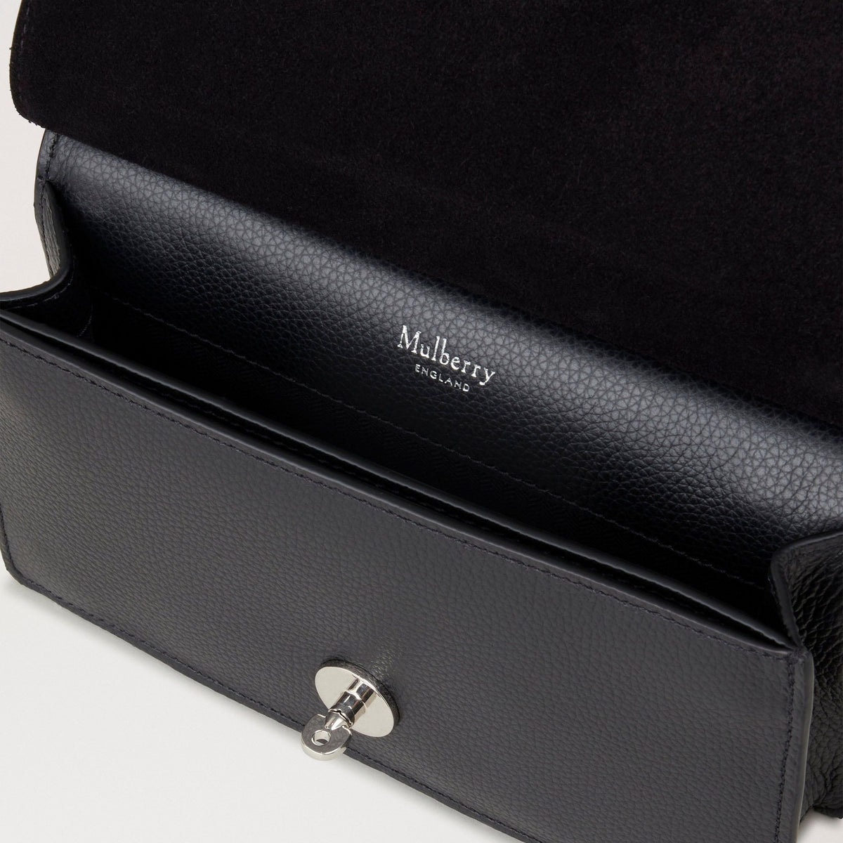 MULBERRY East West Antony Small Classic Grain in Black