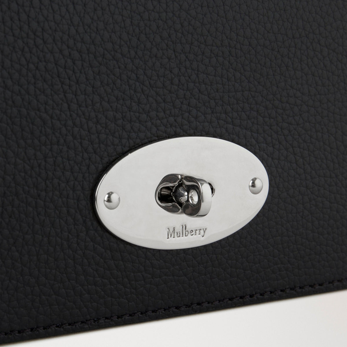 MULBERRY East West Antony Small Classic Grain in Black