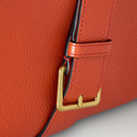 MULBERRY Small Antony Small Classic Grain Messenger in Coral Orange