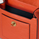 MULBERRY Small Antony Small Classic Grain Messenger in Coral Orange