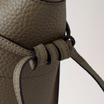 MULBERRY Small Soft Bayswater in Linen Green Heavy Grain