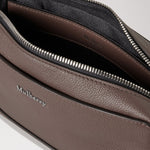 MULBERRY Small Farringdon Messenger in Taupe Brown Small Pebble Grain
