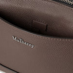 MULBERRY Small Farringdon Messenger in Taupe Brown Small Pebble Grain