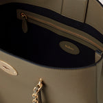MULBERRY Lily Chain Tote in Linen Green