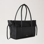 MULBERRY Medium Soft Heavy Grain Bayswater Tote in Black