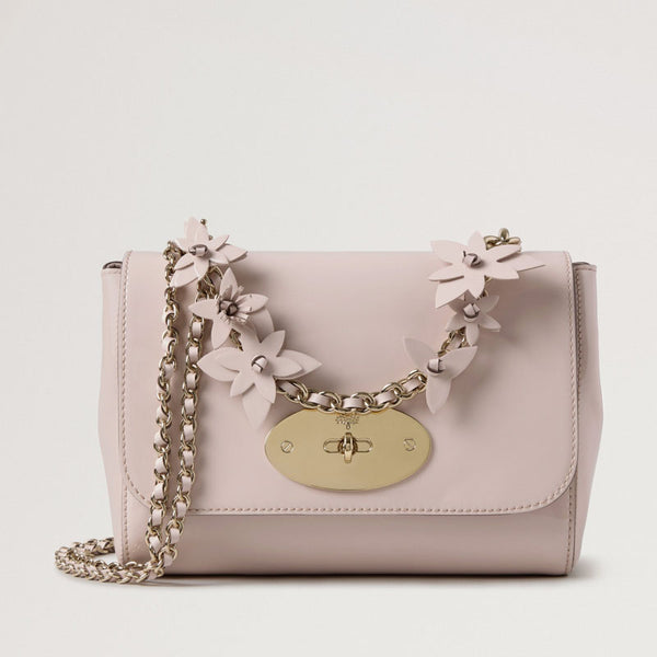 MULBERRY Lily Patent Flowers Bag in Blossom Pink