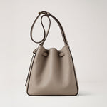 MULBERRY Lyra Small Belted HG Bucket Bag in Cashmere Taupe
