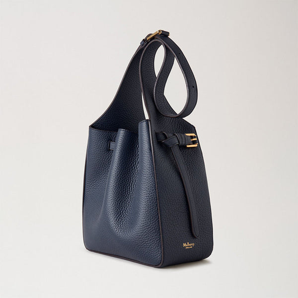 MULBERRY Lyra Small Belted HG Bucket Bag in Night Sky
