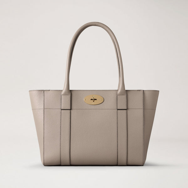 MULBERRY Bayswater 9 to 5 Small Classic Grain Handbag in Cashmere Taupe