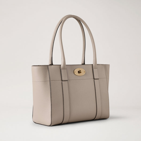 MULBERRY Bayswater 9 to 5 Small Classic Grain Handbag in Cashmere Taupe