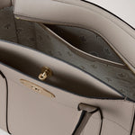 MULBERRY Bayswater 9 to 5 Small Classic Grain Handbag in Cashmere Taupe