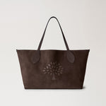 MULBERRY Oversized Suede Tote Bag in Chocolate