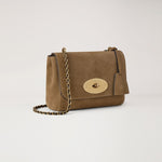 MULBERRY Lily Suede Handbag in Salcombe Sand