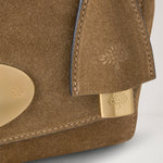 MULBERRY Lily Suede Handbag in Salcombe Sand