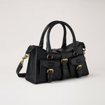 MULBERRY Mini Roxanne in Black High Shine Leather