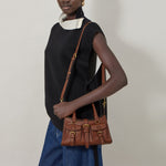 MULBERRY Mini Roxanne Heritage NVT Handbag in Oak