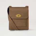 MULBERRY Small Antony Suede Handbag in Salcombe Sand