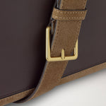 MULBERRY Small Antony Suede Handbag in Salcombe Sand