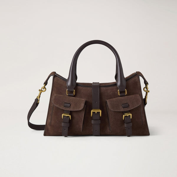 MULBERRY Small Roxanne in Chocolate Suede