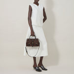 MULBERRY Small Roxanne in Chocolate Suede