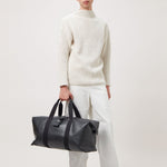 MULBERRY Heritage Medium Clipper Eco Scotchgrain in Black