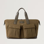 MULBERRY Heritage Waxed Day Clipper in Dark Moss