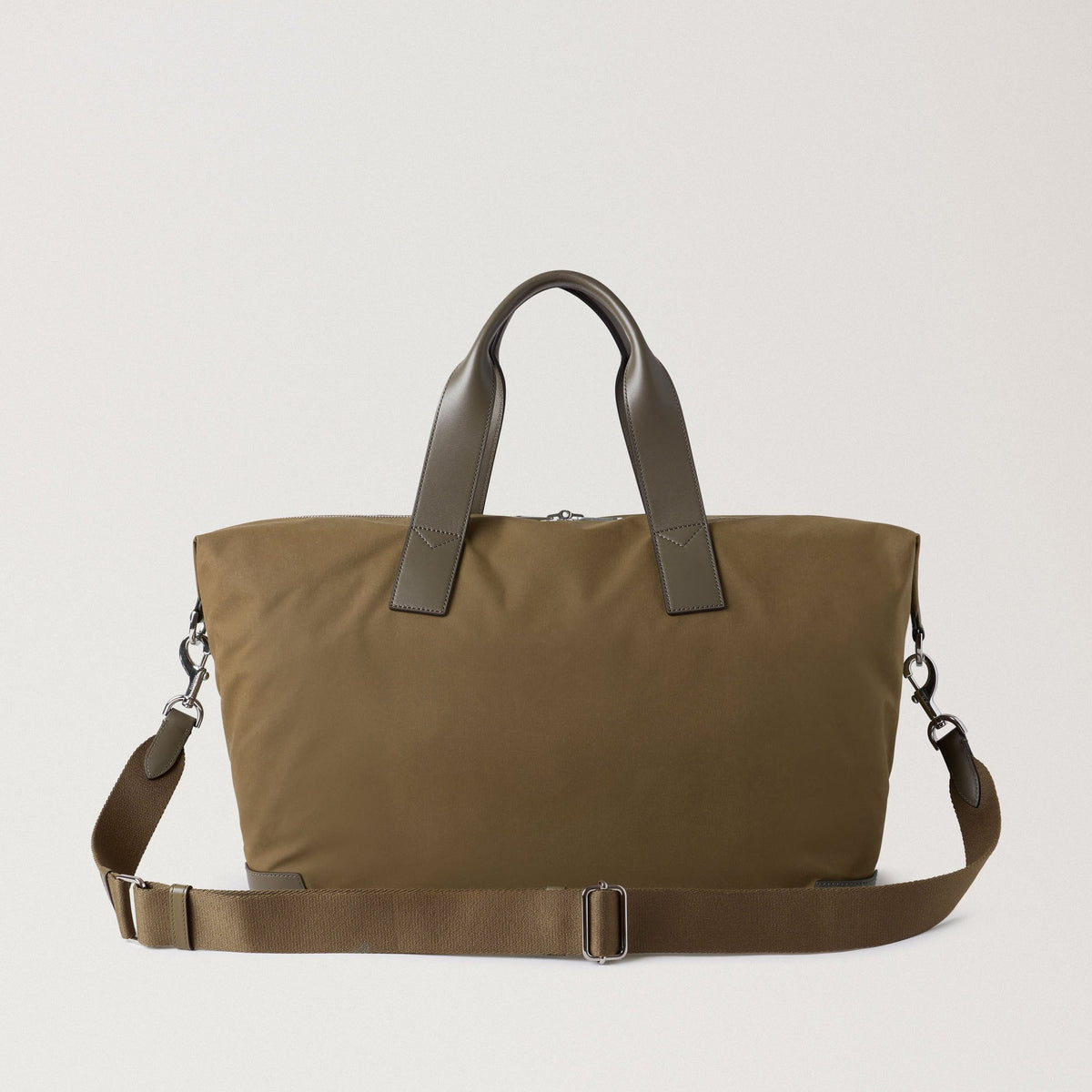 MULBERRY Heritage Waxed Day Clipper in Dark Moss