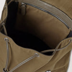 MULBERRY Heritage Waxed Backpack in Dark Moss