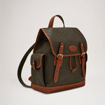 MULBERRY Heritage Eco Scotchgrain Backpack - Mole/cognac