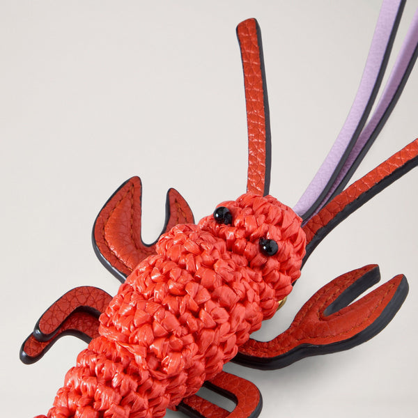 MULBERRY British Summer Bag Charm - Lobster in Multicolour