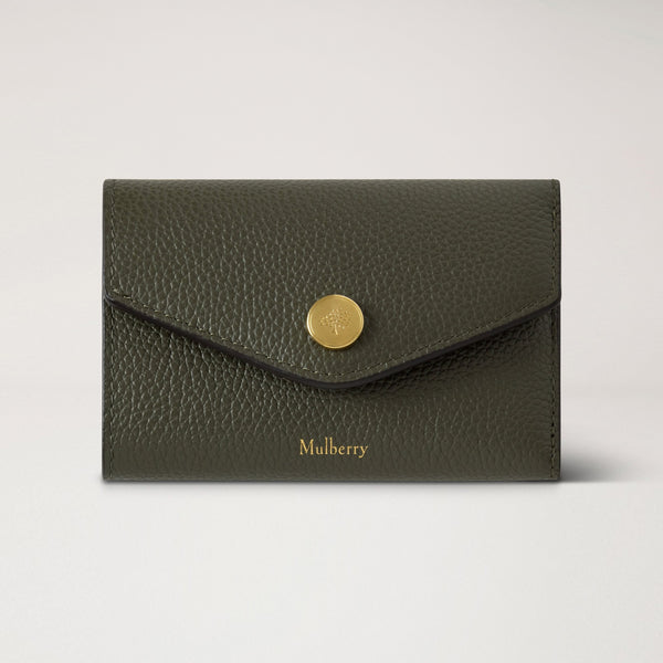 MULBERRY Folded Multi-Card Wallet in Juniper Green SCG