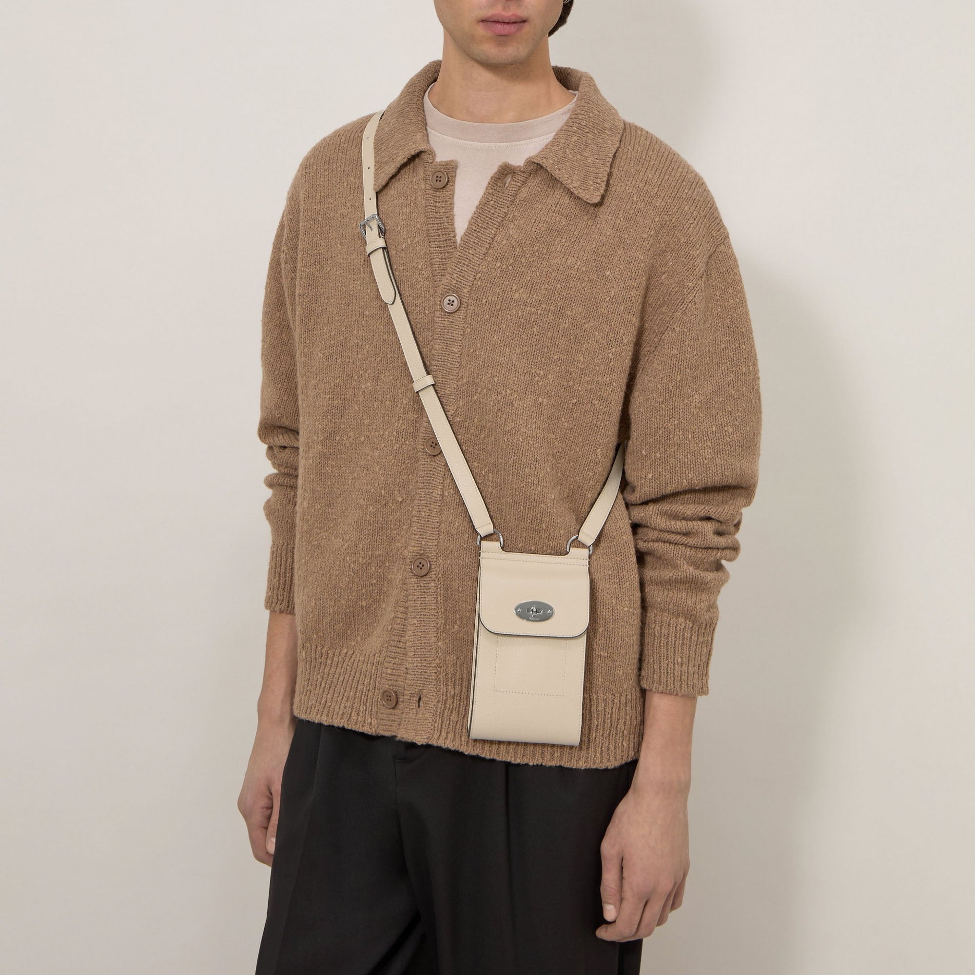 MULBERRY Mini Antony SCG Pouch in Eggshell | Collen & Clare