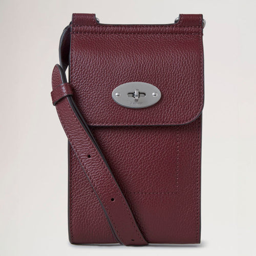 MULBERRY Mini Antony Pouch SCG Bag in Black Cherry