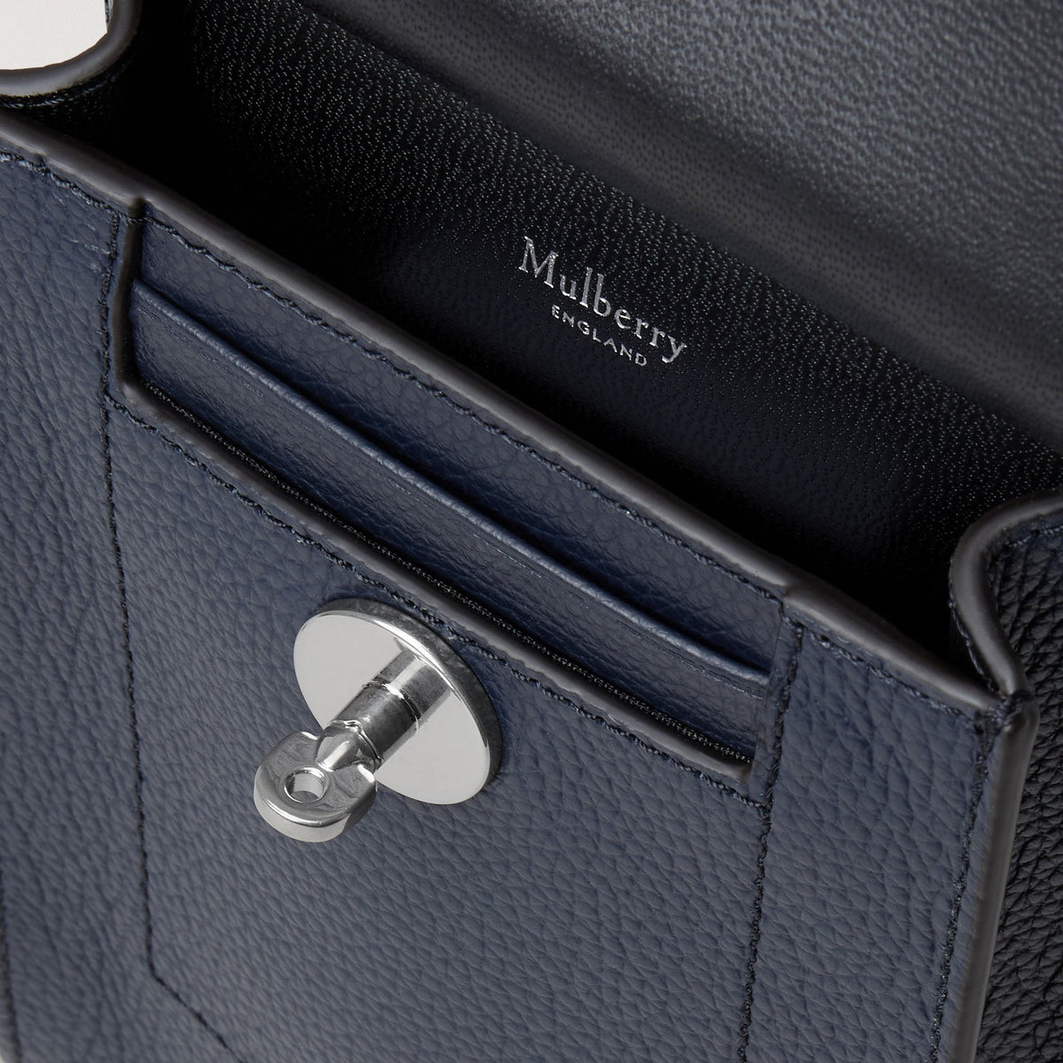 MULBERRY Mini Antony Small Classic Grain in Night Sky