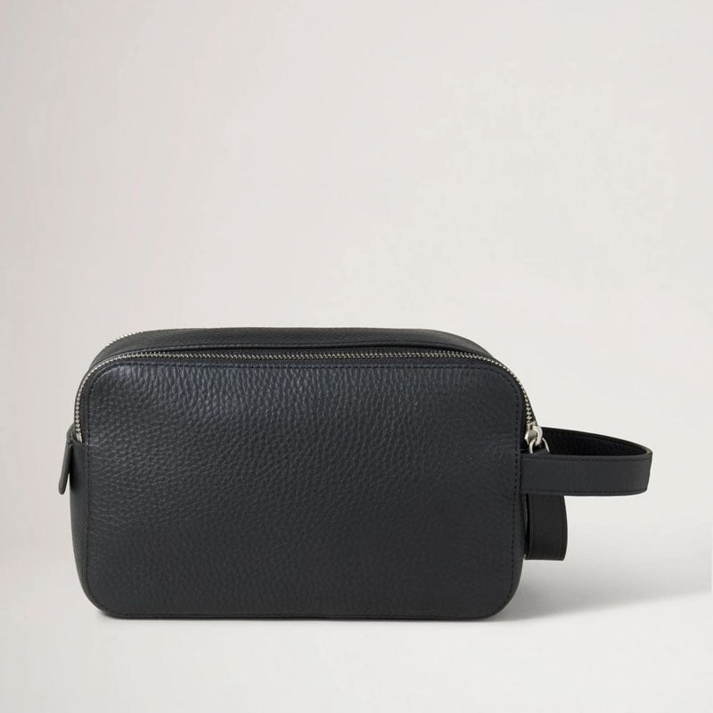 MULBERRY Double Zip Wash Case in Black