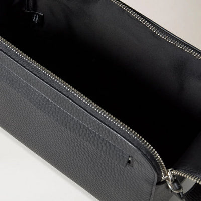 MULBERRY Double Zip Wash Case in Black