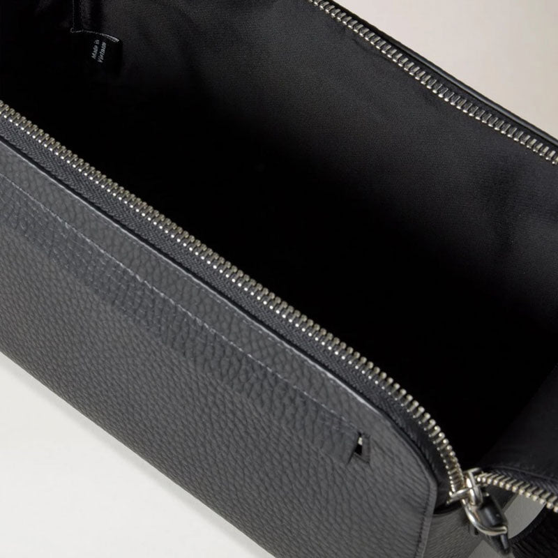 MULBERRY Double Zip Wash Case in Black