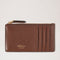 MULBERRY Zipped Long Card Holder Two-Tone Small Classic Grain in Oak