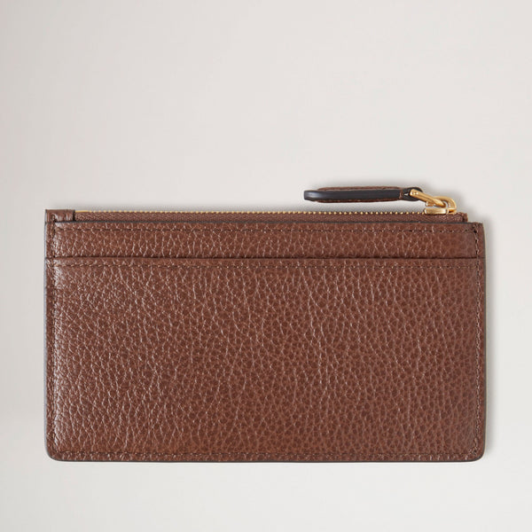 MULBERRY Continental Zipped Long Card Holder Two Tone SCG in Oak