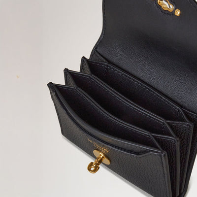 MULBERRY Darley Concertina Wallet SCG in Black