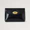 MULBERRY Darley Cosmetic Pouch Shiny Small Croc in Black