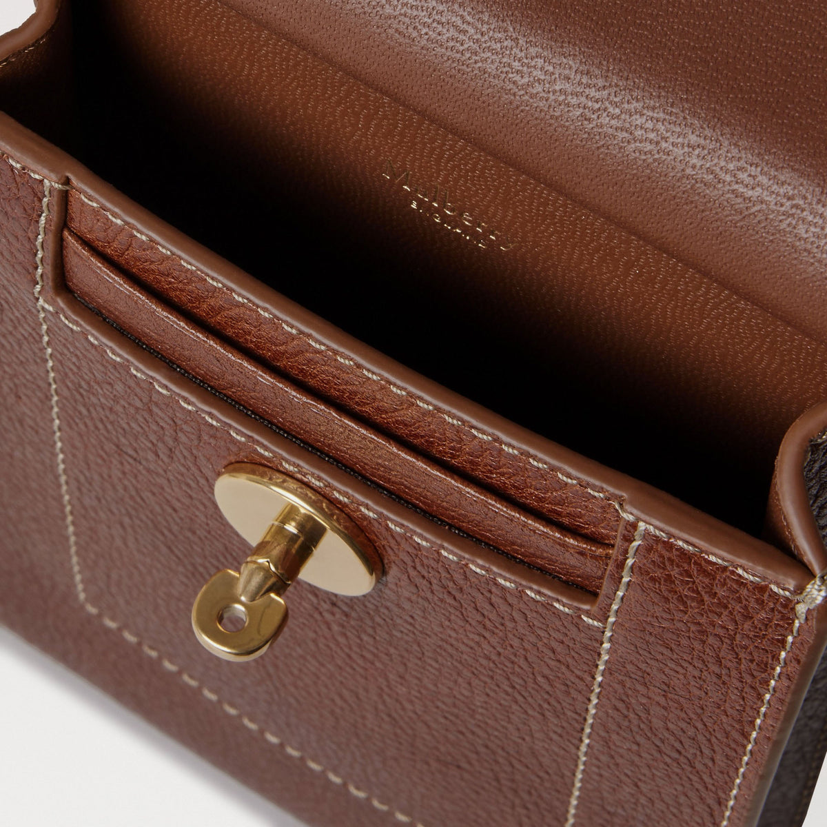MULBERRY Mini Antony NVT Pouch in Oak