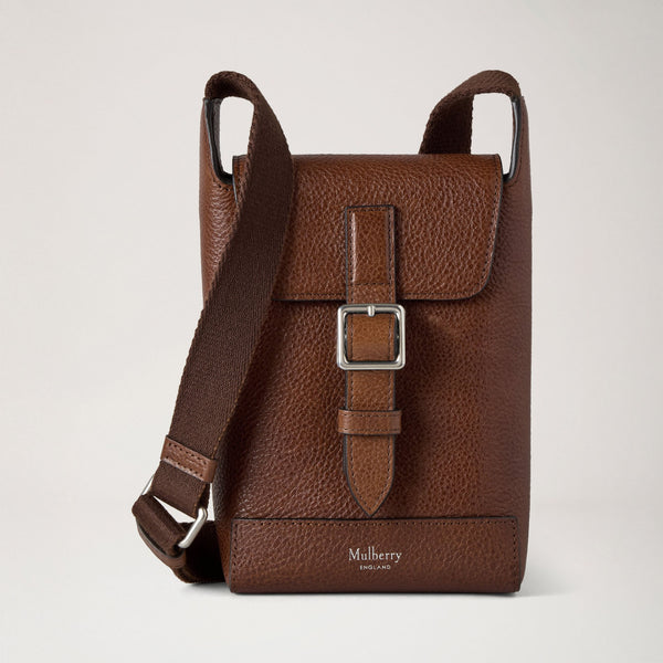 MULBERRY Chiltern Phone Pouch Natural Vegetable Tanned in Oak