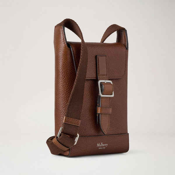 MULBERRY Chiltern Phone Pouch Natural Vegetable Tanned in Oak